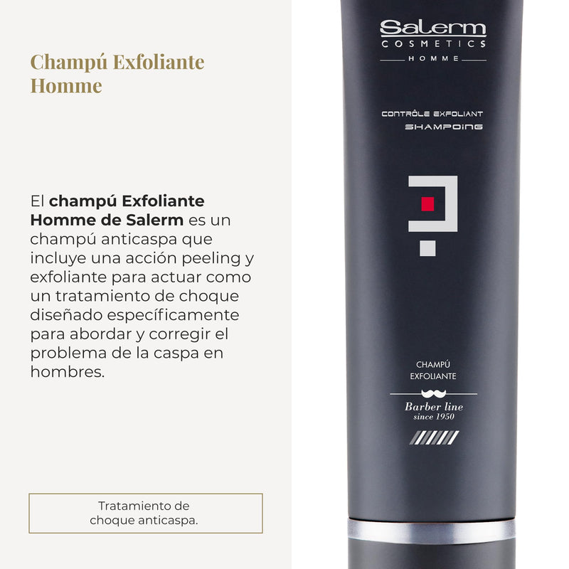 Salerm Homme Control (Pellicule) Dandruff Shampoo, 9.0 Ounce