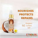 ETNIKER Afro-textured, Curly & Wavy Hair Define Kit | Gel, Hydroelixir & Styling Cream | Control, Nourish, Define | Coconut, Shea Butter, Monoi Oil, Flaxseed | NO Alcohol, Parabens & Sulfate.(3piece)