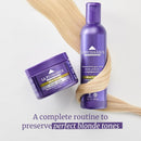 LA PUISSANCE Silver Toning Purple Shampoo - Purple Shampoo for Blonde Hair & Gray or white Hair - Neutralizes Brassiness, Adds Shine, Hydrates & Softens - Paraben-Free, For Home and Salon Use