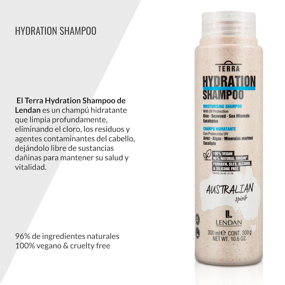 Lendan - Terra Hydrating Shampoo for Dry Hair - Australian Spirit - 300 ml -