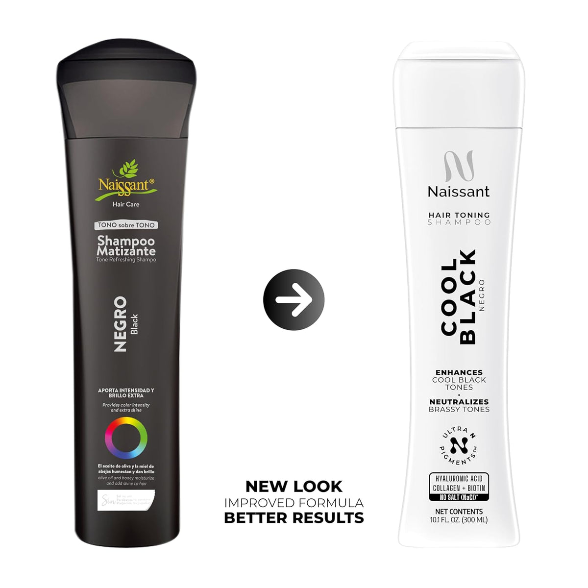Naissant Professional Cool Black - Negro Matiz Hair Color Intensifier and Tone Corrector.