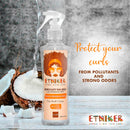 ETNIKER Curl Refresher Spray | Afro-textured, Curly & Wavy hair | Revive & Refresh | Coconut, Flaxseed, Shea Butter & Rambutan Seed Extract| Free from Silicones, Oils, Alcohol, Parabens by Lmar| Size: 10.14 fl oz (300 ml)
