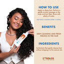 ETNIKER Nourishing Shampoo & Deep Cleansing Clarifying Shampoo Bundle – Hydrate, Nourish, and Purify Your Hair – Coconut & Shea Butter for Moisture & Shine + Anti-Residue Formula for Deep Scalp Cleans