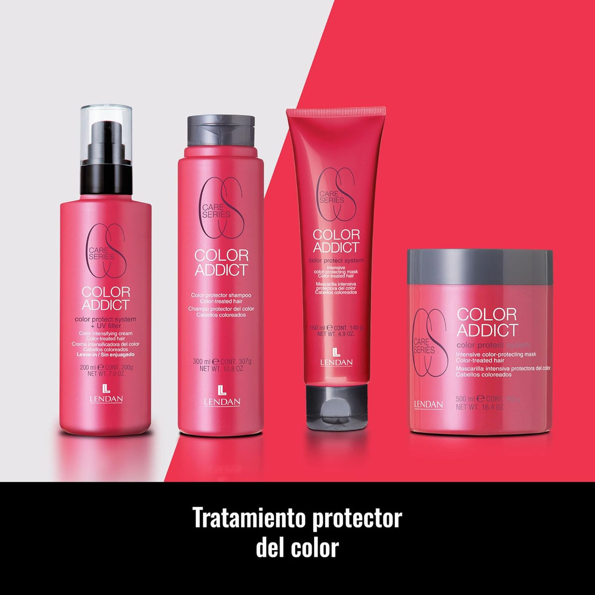Lendan - Colored Hair Shampoo - Color Addict Shampoo - 1000 ml / 36.01  oz
