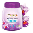 Etniker Andino 4-in-1 Hydrating & Repairing Hair Treatment for Curly, Dry, Damaged, Bleached, Color-Treated Hair with Orchid, Hyaluronic Acid, Liposomal Vitamins for Hydration & Repair. 1000 gr- 35 oz