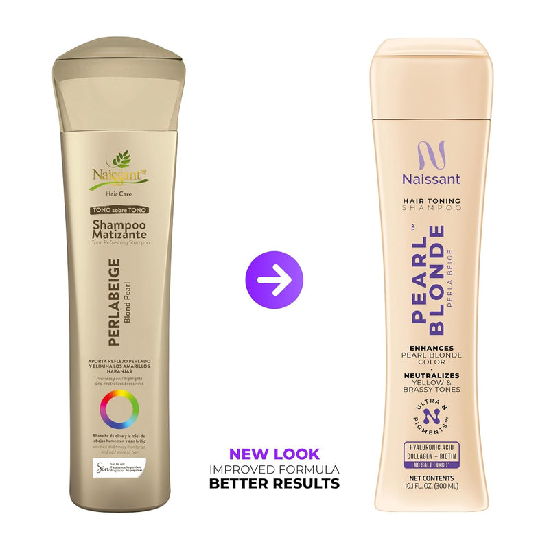 Naissant Professional Pearl Blonde - Perla Beige Matiz Hair Color Intensifier and Tone Corrector.
