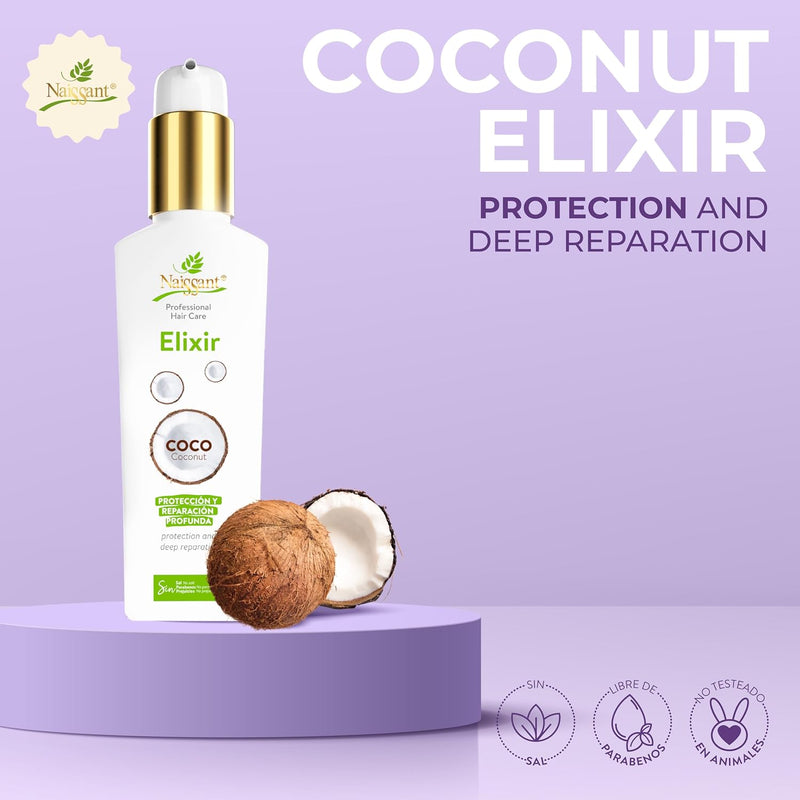 Naissant Coconut Oil Elixir - Elixir de Coco 4.1 fl.oz.