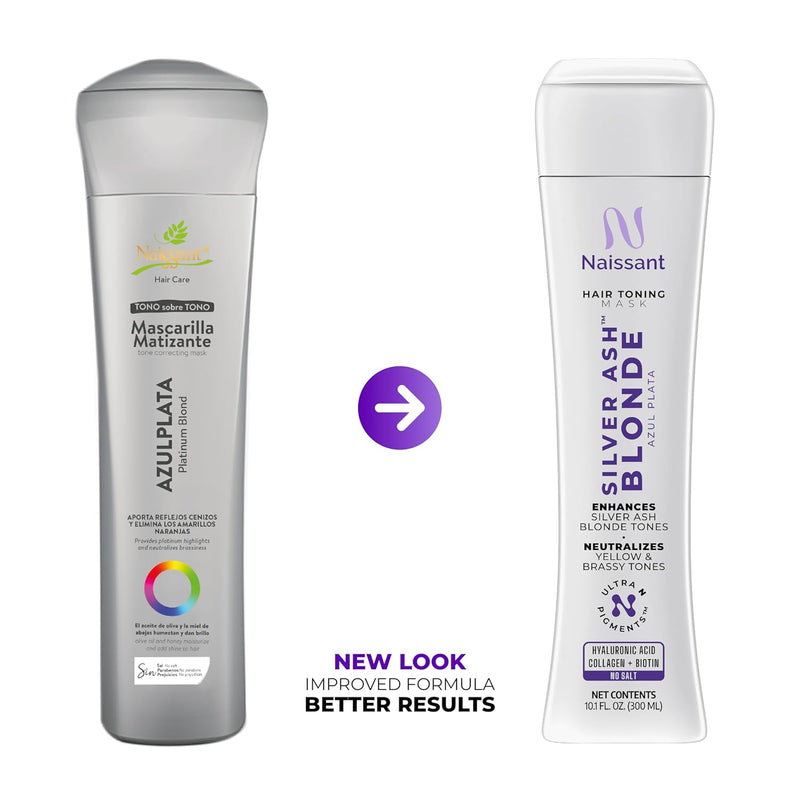 Naissant Professional Platinum Blue - Azul Plata Matiz Hair Color Intensifier and Tone Corrector.