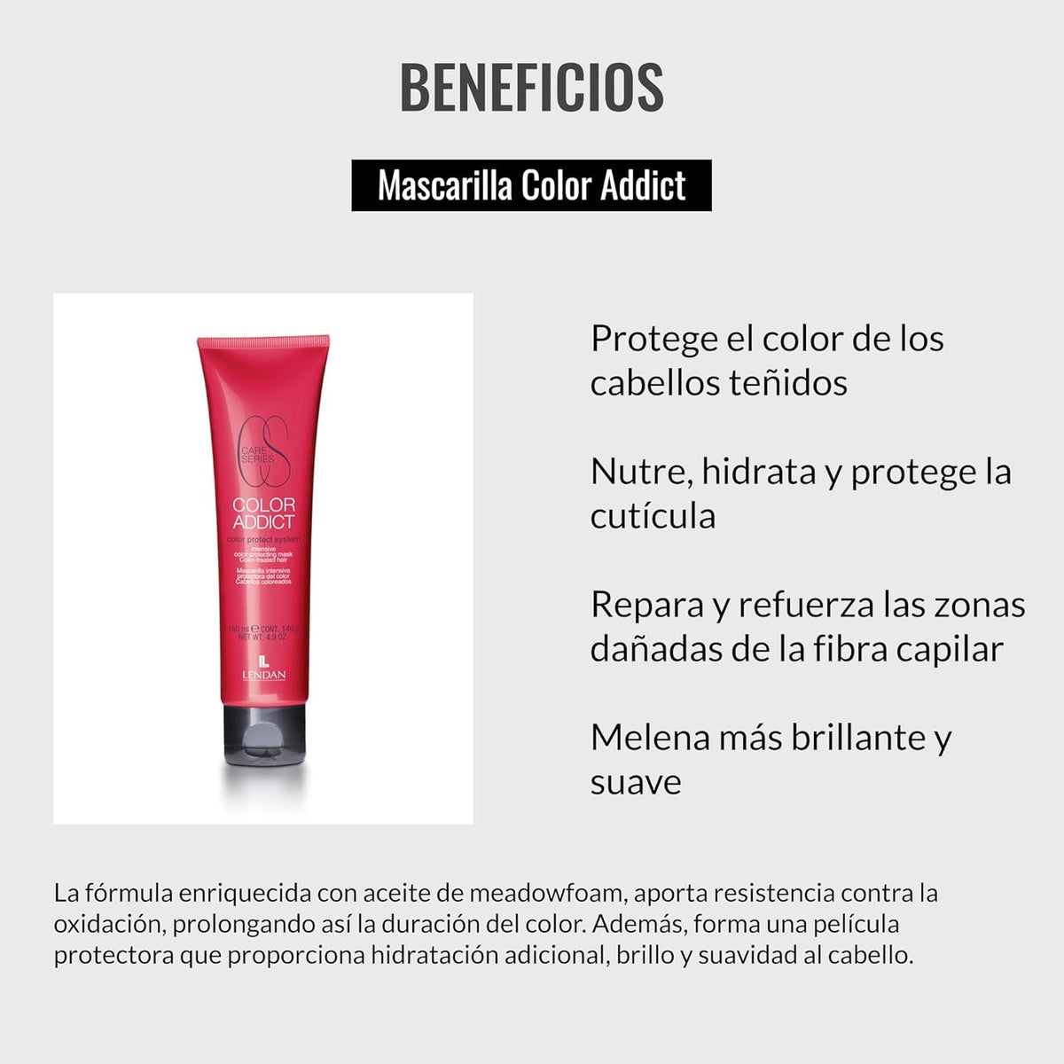 Lendan - Colored Hair Mask - Color Addict Mask - 150 ml / 5.3 oz