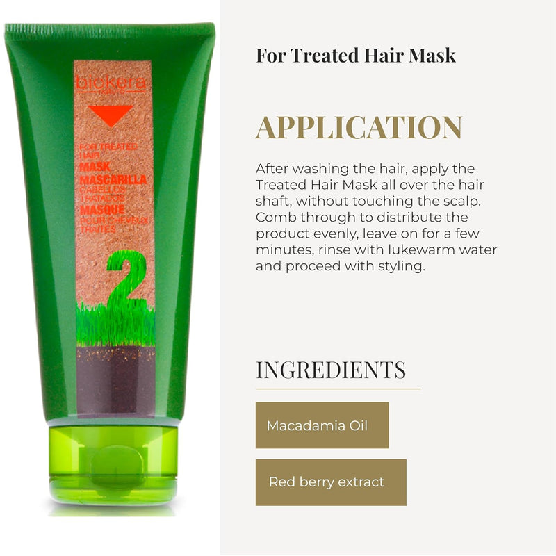 SALERM - Colored Hair Mask - Treated Hair Mask Biokera Natura - 200 ml