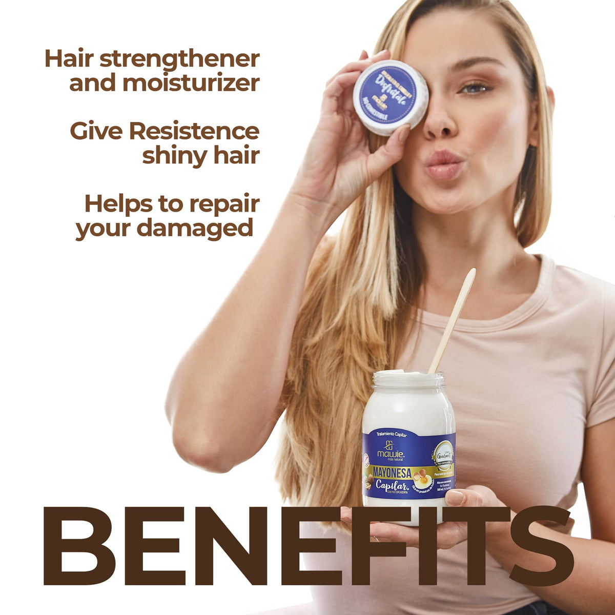 Mawie - Wholesale Price - Mayonnaise Gourmet Hair Mask 500 ml - Pack of 10