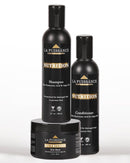 LA PUISSANCE Moroccan Argan Oil Shampoo, Conditioner, and Hair Mask Set with Hyaluronic - Nutrition, Hydrating, Moisturize for Dry Hair - High Rated Frizz Control Haircare - for Home and Salon Use