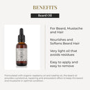 SALERM - Beard Oil for Men - Homme Barber Line - 30 ml / 1.0 oz