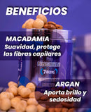 Leche Pal Pelo 7 Oleos Hair Treatment Mask | Dry, Damaged Hair | Argan, Shea butter, Macadamia, Coconut & More | Split Ends Moisturizer for Healthy, Silky & Shiny Hair- Paraben-Free. 27 oz – 800 ml