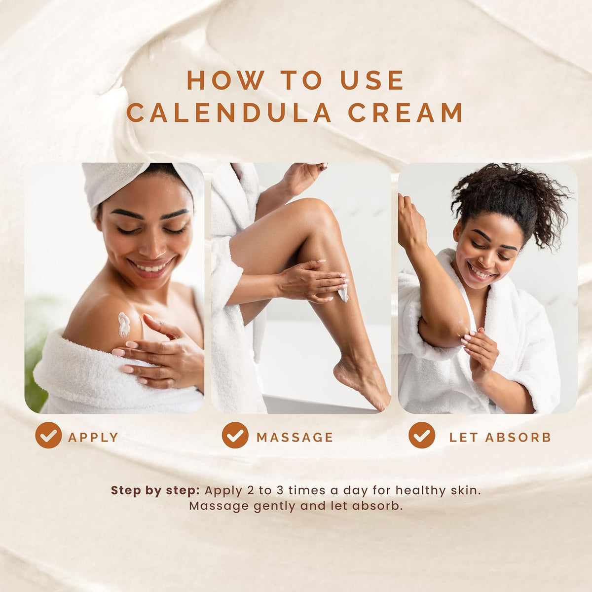 Pili Calendula Repair Cream for Dry & Sensitive Skin Barrier Support Moisturizer for Face, Hands & Body Non-Greasy, Unscented. Multipurpose Daily Use. 15 oz