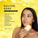 Pili Natural Sulfur Soap Bars (3 Pack) Jabón de azufre - Deep Cleansing and Oil-Control Formula for All Skin Types - Maintain Healthy Skin - 3-Pack