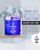 Leche Pal Pelo 7 Oleos Hair Treatment Mask | Dry, Damaged Hair | Argan, Shea butter, Macadamia, Coconut & More | Split Ends Moisturizer for Healthy, Silky & Shiny Hair- Paraben-Free. 27 oz – 800 ml