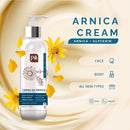 Pili Arnica Cream 8.4 oz. Deep Hydration & Soothing Relief for Dry, Rough Skin & Discoloration. Lightweight Face, Hand & Body Moisturizer, Non-Greasy & Fast Absorbing