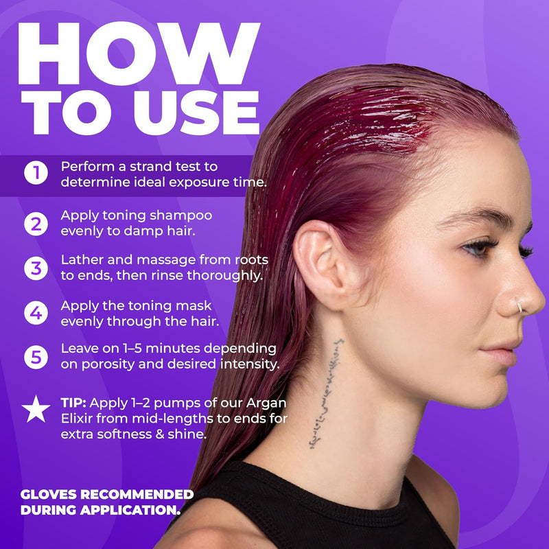 Naissant Violet Hair Toning Mask (Violeta) 10.1 Fl Oz