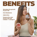 Mawie Chocolate Gourmet Hair Mask with Cocoa and coffee. Adds Moisture, shine, and strength 17 oz.