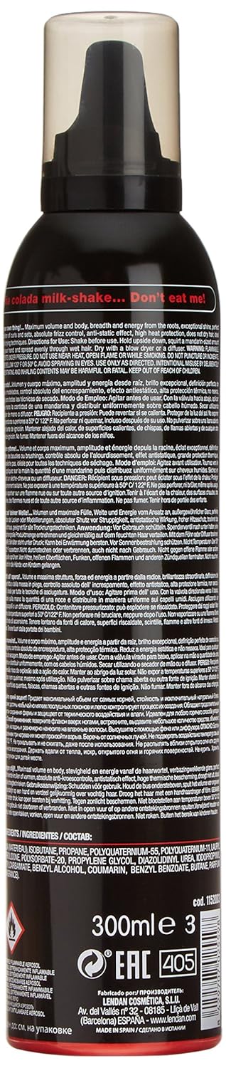 Lendan - Curly Hair Mousse - Twister Hair To Go - 405 ml / 9.8 oz - Extra Strong Hold