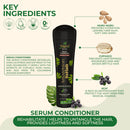 naissant Amazonian Rehab Hair Care Serum Conditioner | Enriched with Muru Muru, Cupuaçu, and Açaí | Nourishing Conditioner for Lightweight, Soft, and Damaged Hair Repair (10.1 fl oz)