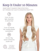 LA PUISSANCE Purple Hair Mask for Blonde Hair, Gray or White Hair 8.4 oz - Toner for Blonde Hair Neutralizes Yellow & Brassy Tones - Keratin Purple Mask Deep Conditioning - Hair Toner for Highlighted Hair