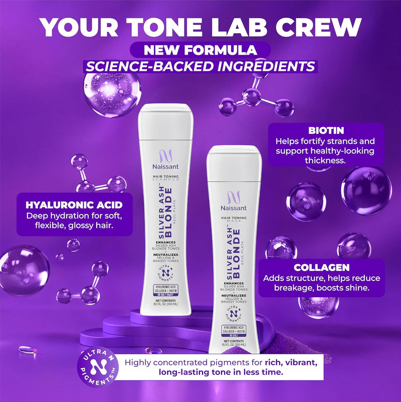 Naissant Professional Platinum Blue - Azul Plata Matiz Hair Color Intensifier and Tone Corrector.