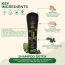 naissant Amazonian Rehab Hair Care Detox Shampoo | Enriched with Muru Muru, Cupuaçu, and Açaí | Nourishing Shampoo for Lightweight, Soft, and Damaged Hair Repair (10.1 fl oz)