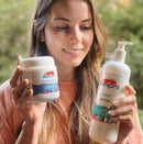 Almipro Syndet Skin Cleanser | Soap-free Moisturizing Body Wash with Aloe Vera & Oatmeal for Dry, delicate, sensitive Skin | Dermatologist Recommended | Bottle 16.9 fl. oz.