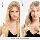LA PUISSANCE Silver Toning Purple Hair Care Set - Shampoo and Hair Mask Bundle for Blonde Hair & Gray or white Hair - Neutralizes Brassiness, Adds Shine, Hydrates for Home and Salon Use