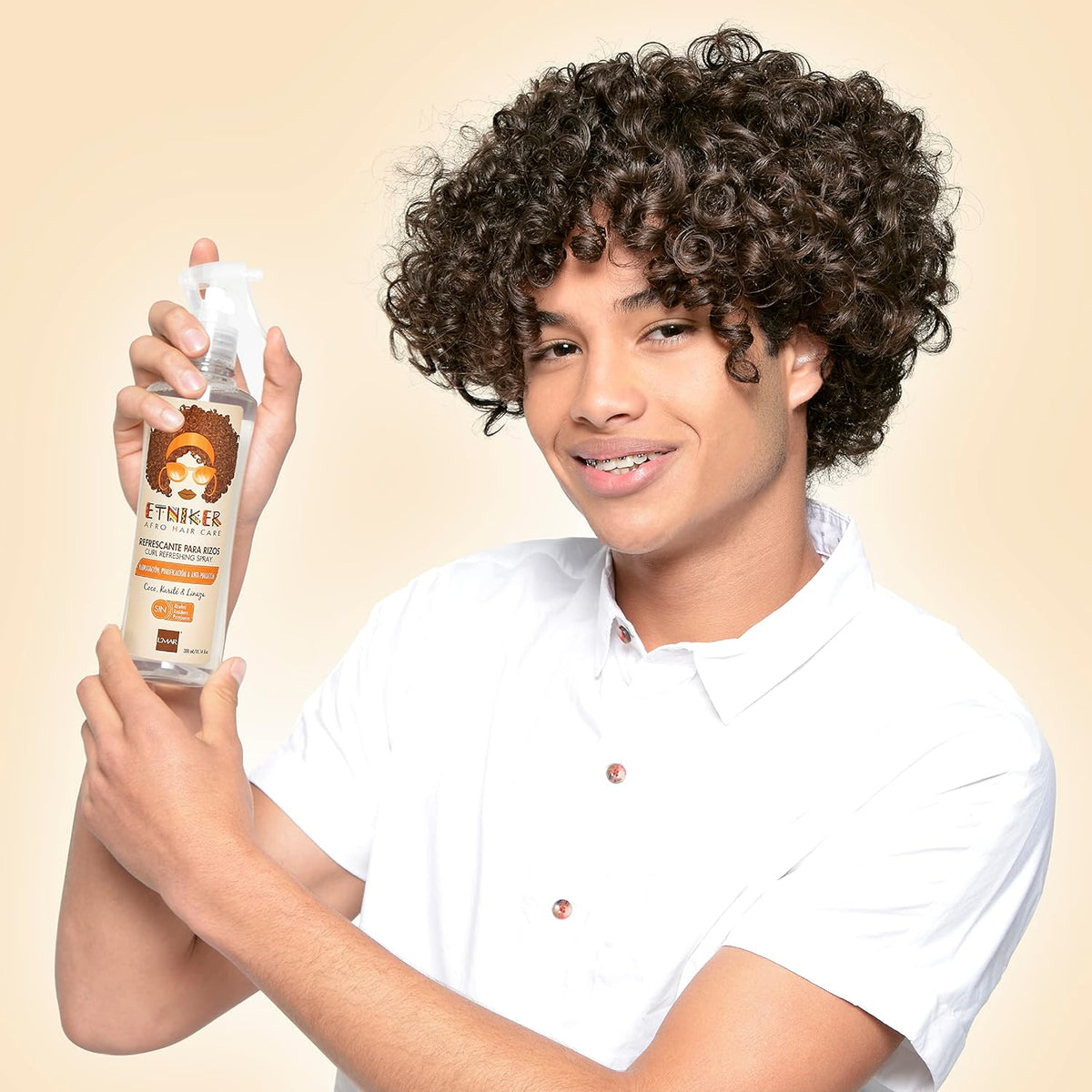 Etniker Kit for Curls: ETNIKER Jelly Gel and Curl Refresher Spray | Nourish, Define, and Revive with Coconut, Flaxseed, and Shea Butter | Silicone, Oil, and Paraben-Free | 2-piece set
