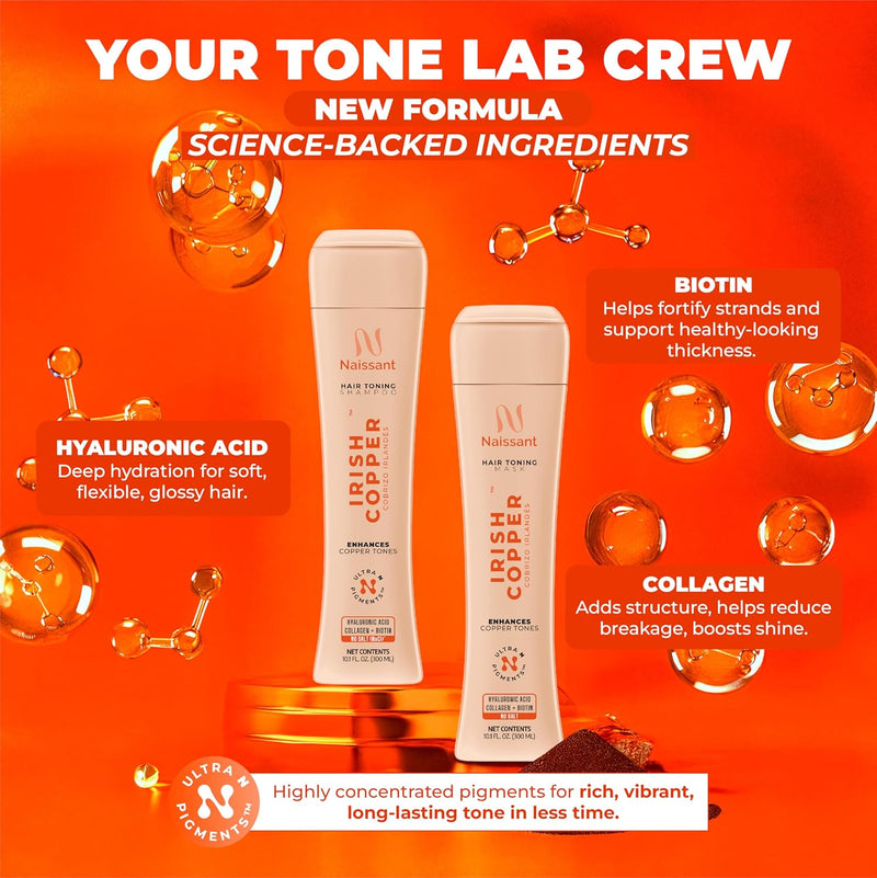 Naissant Irish Copper Hair Toning Mask (Cobrizo) 10.1 Fl Oz