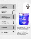 Leche Pal Pelo 7 Oleos Hair Treatment Mask | Dry, Damaged Hair | Argan, Shea butter, Macadamia, Coconut & More | Split Ends Moisturizer for Healthy, Silky & Shiny Hair- Paraben-Free. 27 oz – 800 ml