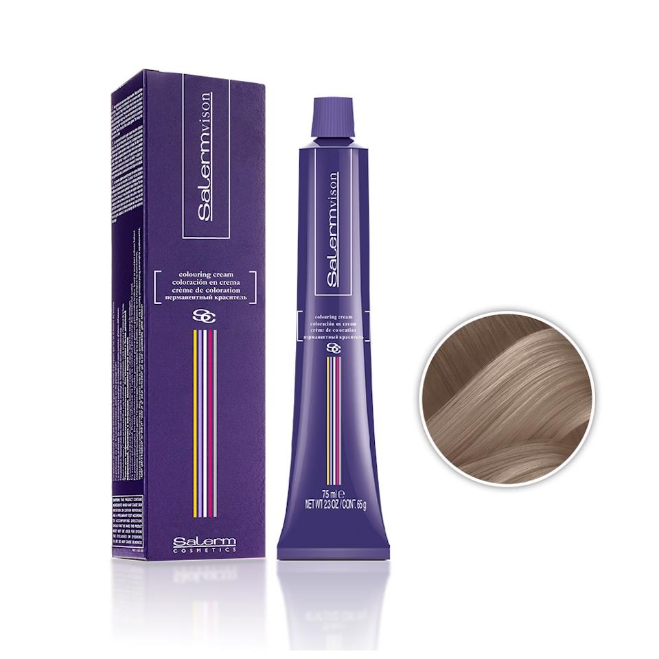 Salerm Salermvison · Tinte #8.13 Rubio claro irisado · 75 ml · 2.5 oz