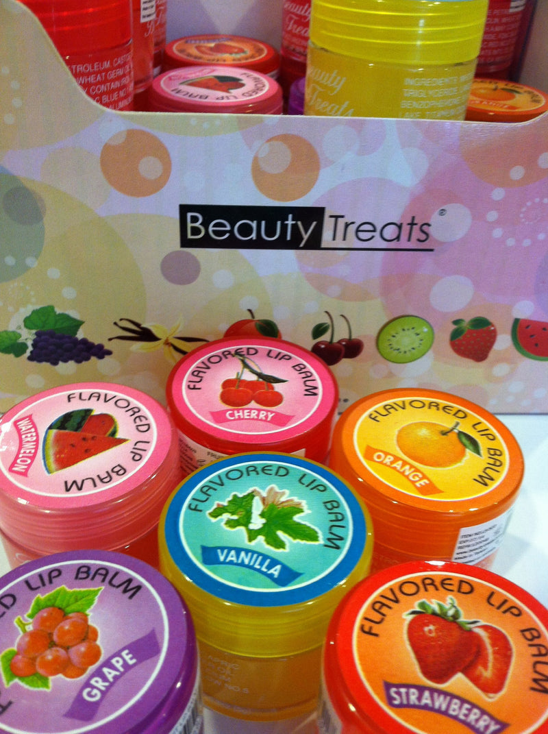 Beauty Treats Flavored Fruit Lip Balm Set of 6 Flavors - Bálsamo para Labios