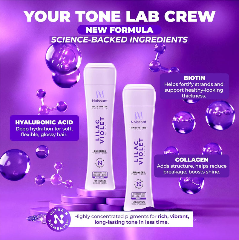Naissant Violet Hair Toning Mask (Violeta) 10.1 Fl Oz