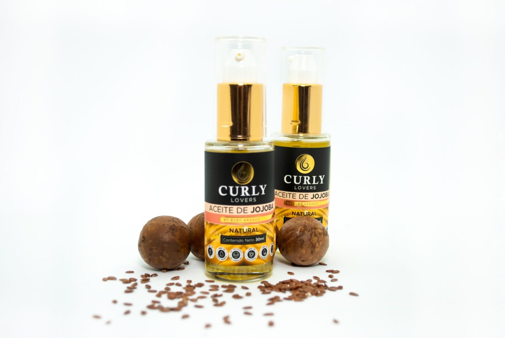 Curly Lovers Natural Jojoba Hair Oil 1.01fl.oz. - Aceite de jojoba natural