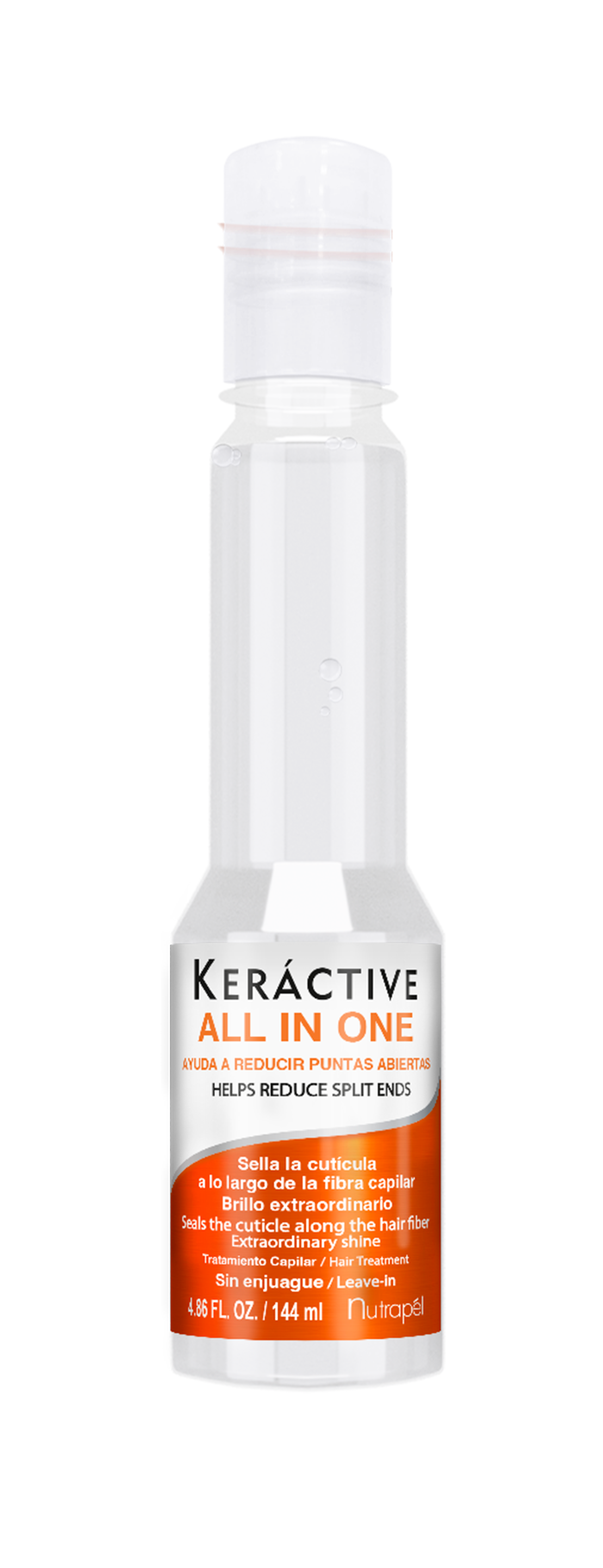 Nutrapel Keractive All In One Gloss and Shine Repair Split Ends 4.86 fl oz / 144 ml