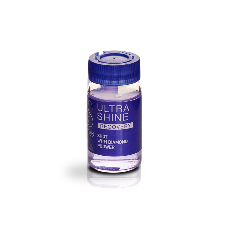 Lendan Care Series Ultra Shine Hair Recovery Shot with Diamond Powder, 6 Ampoules of 0.34fl.oz each - Concentrado con Polvo de Diamante