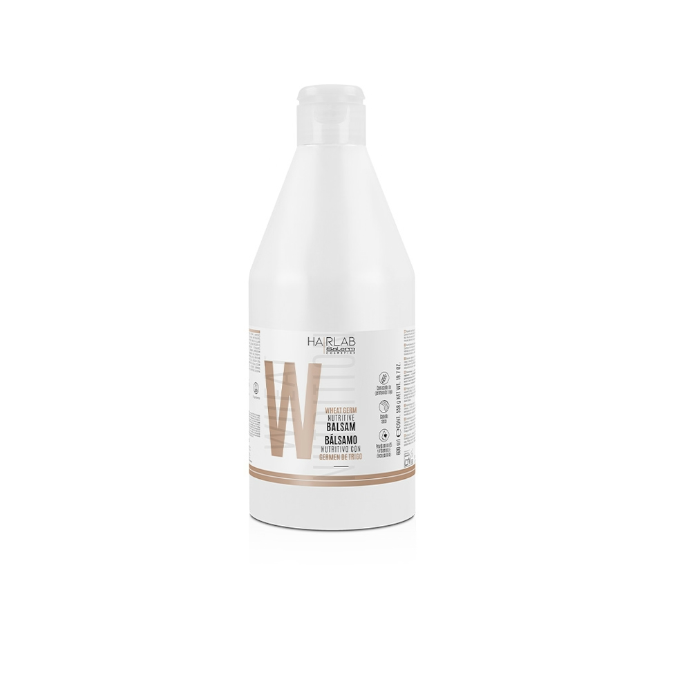 SALERM Hair Lab Wheat Nutrition Set – Nutritive Shampoo + Conditioner with Wheat Germ Oil | Deep Nourishment, Repair, Anti‑Frizz, Shine & Softness | For Dry, Damaged or Weakened Hair