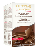 Nutrapel CHOCOLATE L´ASSIO 4EVER PERMANENT STRAIGHTENING KIT (SET OF 2) 10.58 oz. each. Lasts up to 6 months.