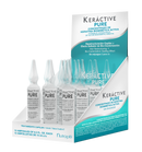 Nutrapel KERÁCTIVE PURE  BIO-CAUTERIZATION LOCK IN COLOR  with  Keratin micro-spheres & Amino acids . SET OF 12 AMPOULES.   Leave-in Concentrated treatment .