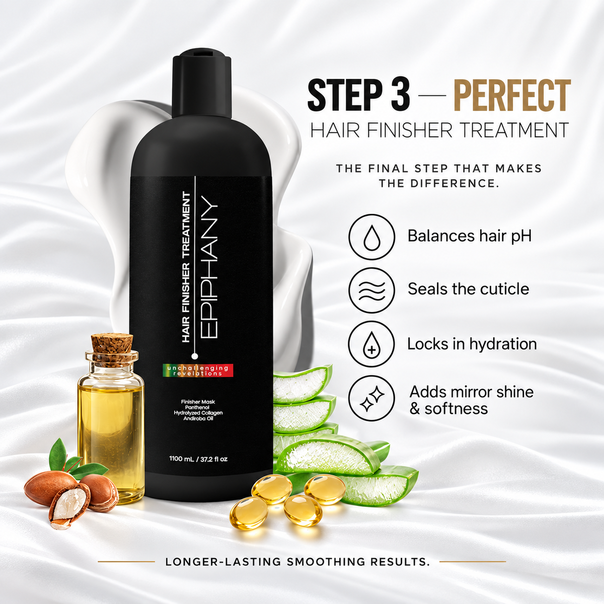 EPIPHANY - Aminos+ Professional Kit | Full Treatment Set | 1Ltr