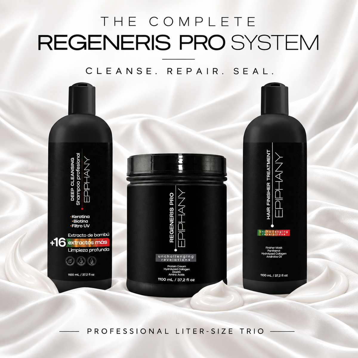 EPIPHANY - Regeneris Pro Professional Kit | Full Treatment Set | 1Ltr