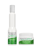 Nutrapel KERACTIVE NUTRITIVE DUO Set – Nutritive Shampoo 300 ml + Deep Hydration Mask 360 g | Moisturizing Care for Extremely Dry, Thin or Dehydrated Hair