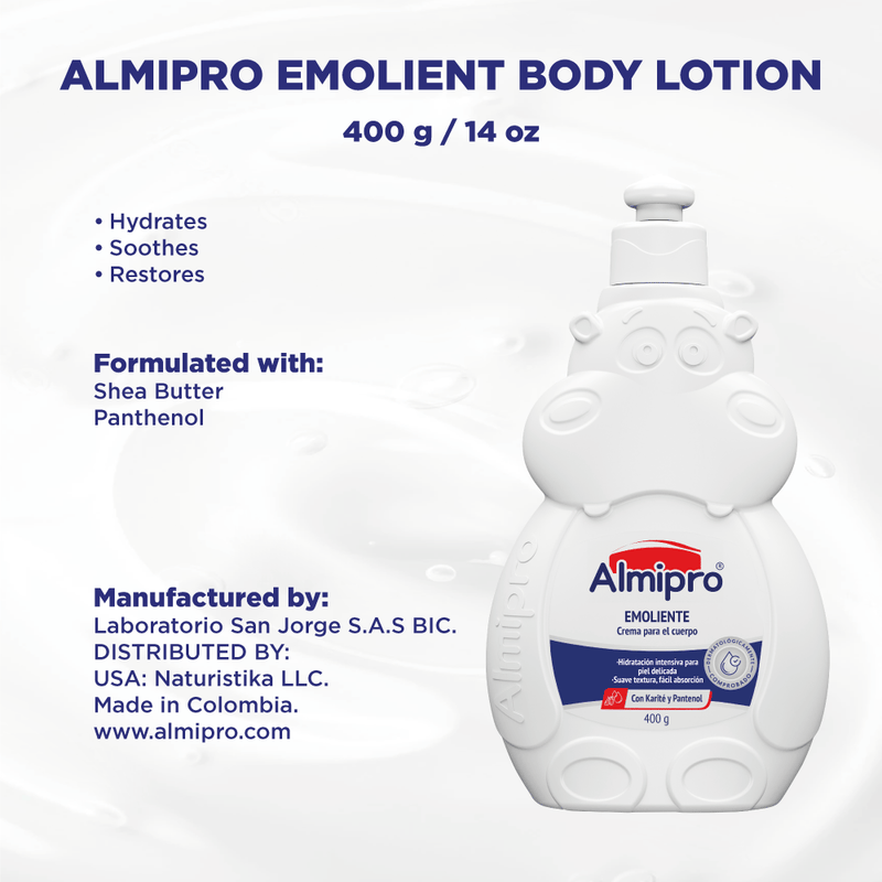 almipro Baby Daily Moisture Lotion for a Soft and Smooth Skin. 14 Oz.