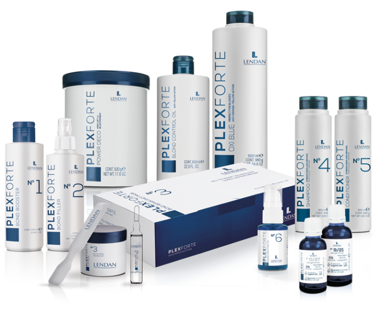 Lendan PlexForte Hair Kit of No. 4 Shampoo and No. 5 Conditioner, 10.8 fl. oz. Each, 2 Pack Bundle