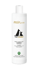 MIR&ME Paw Cleaner Byebites Shampoo for Dogs – Insect‑Repellent Formula with Lanolin, Neem Extract & Geraniol – Hydrating & Soothing – Suitable for All Coat Types – 300 ml