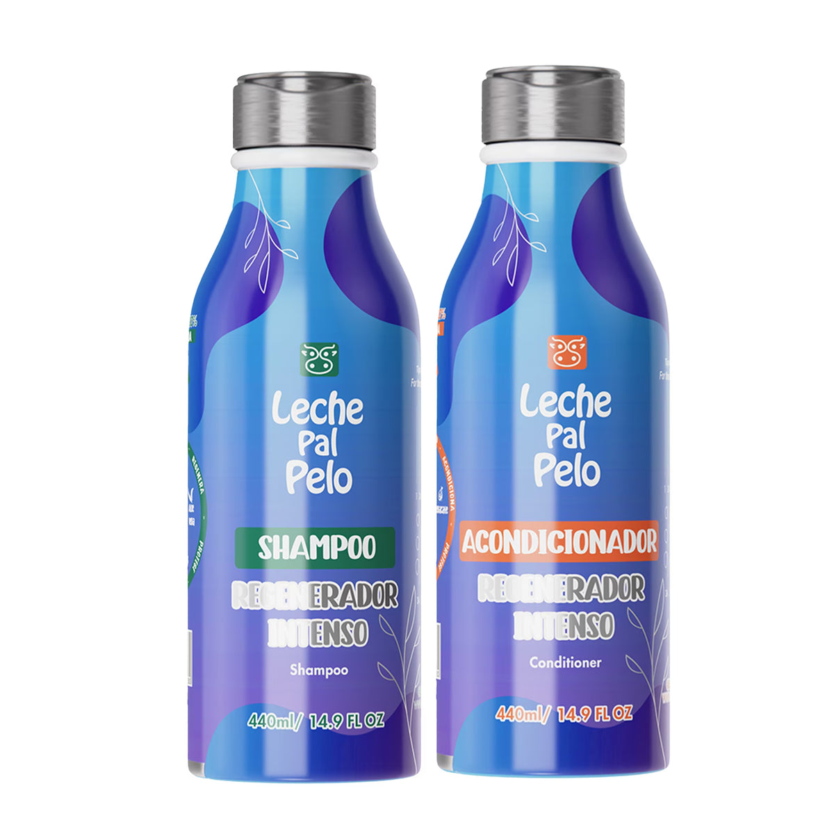 Leche Pal Pelo Intense Regenerator Kit, Shampoo and Conditioner, 2 pc